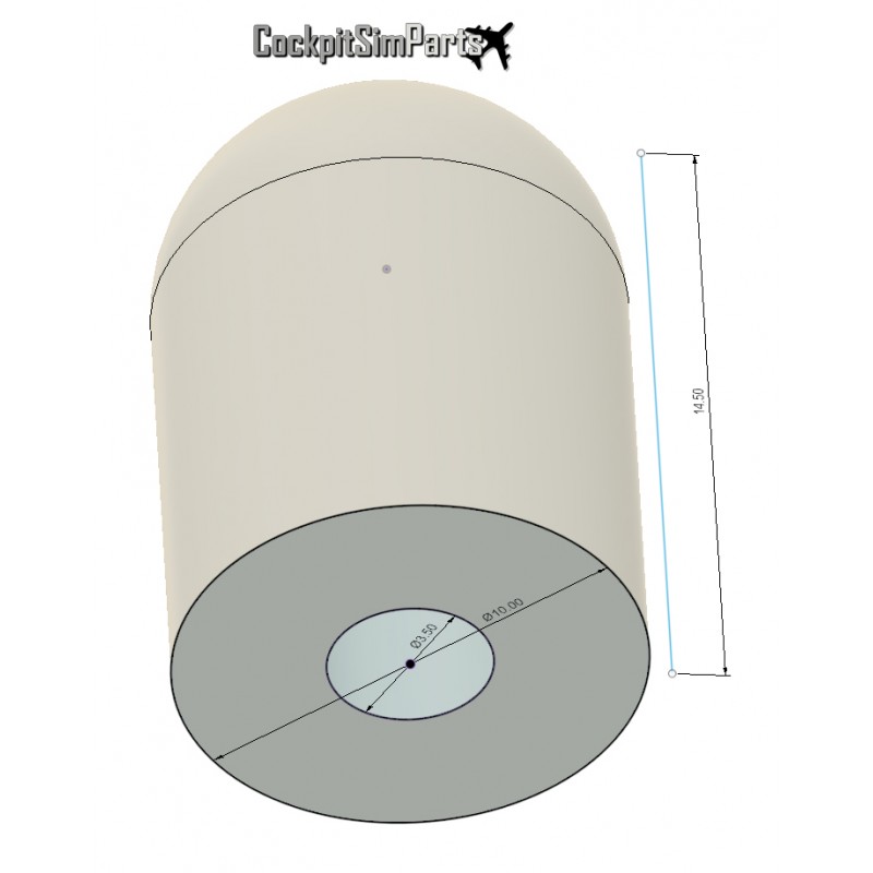 B737 Miniature toggle switch CAPS Cockpit Sim Parts LTD