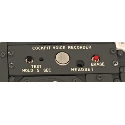 Cockpit Voice Recorder Panel