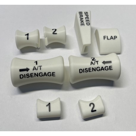 Set of 3D Printed Boeing 737 Throttle knobs