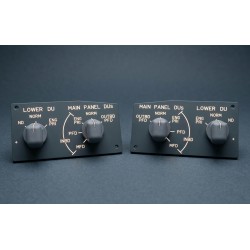 Captain and 1st Officer DU Panel COMPLETE 