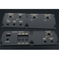 Glarshield lighting set