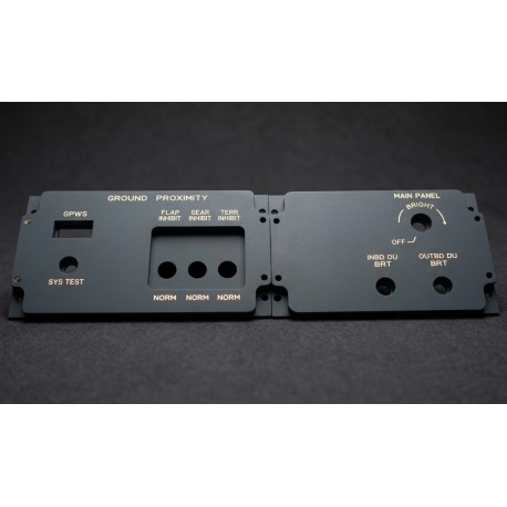 1st Officers Glareshield Lighting Panels