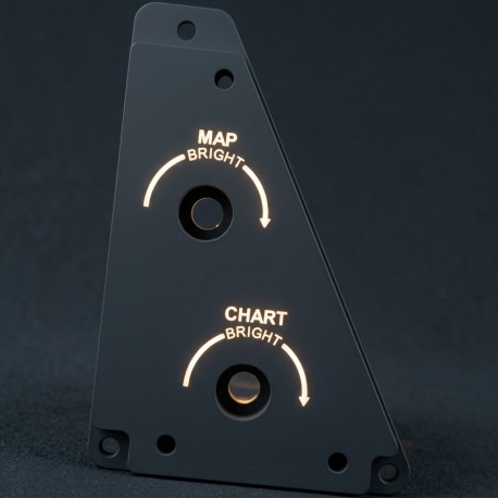 B737 Copilot MAP Light Panel