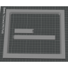 B737 Window Screen Frame STL File